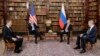 SWITZERLAND -- U.S. President Joe Biden and Russian President Vladimir Putin meet for the U.S.-Russia summit at Villa La Grange in Geneva, June 16, 2021