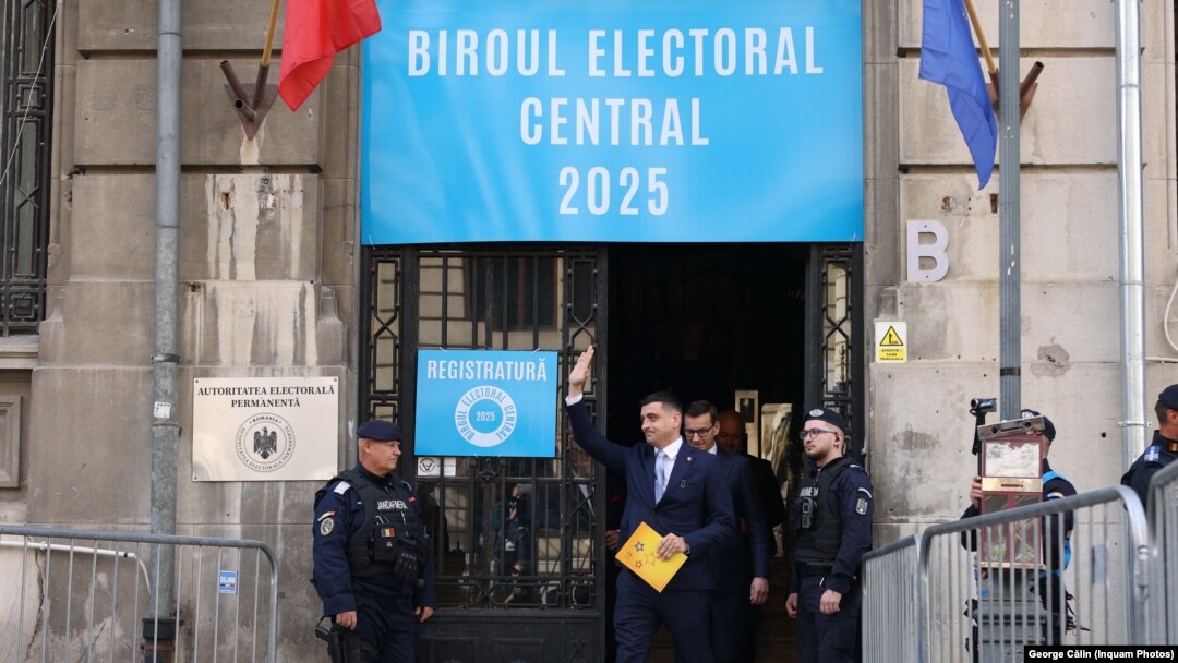 George Simion și-a depus candidatura la alegerile prezidențiale din luna mai. 