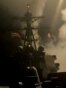 A ship fires missiles at an undisclosed location after U.S. President Donald Trump launched military strikes against Yemen's Iran-aligned Houthis on March 15, 2025. 