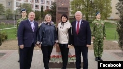 Victor Sorocean în vizită la Kursk, Federația Rusă, alături de Elena Bulhac, fost președinta a Consiliului Civic al fostului Centru Cultural - Educațional al Moldovei în Rusia, afiliat lui Ilan Șor.