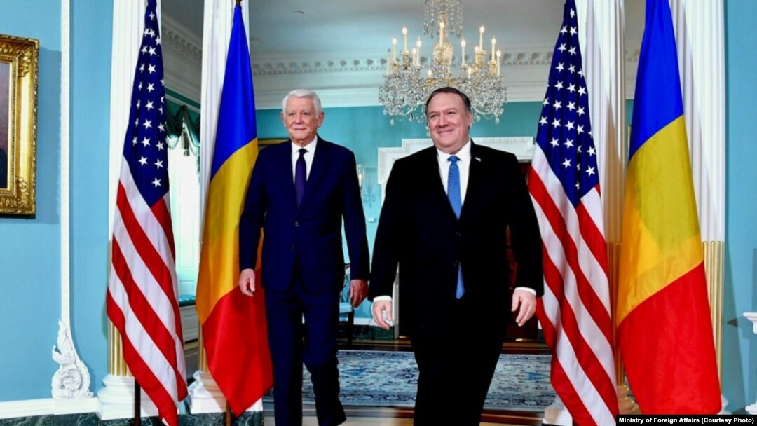 Întrevederea ministrului afacerilor externe, Teodor Meleșcanu, cu secretarul de stat al Statelor Unite ale Americii, Mike Pompeo