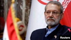 Ali Larijani u Damasku, februar 2020.