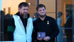 Ramzan Kadırov və oğlu Əhməd