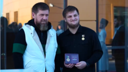 Рамзан Кадыров и его сын Ахмат