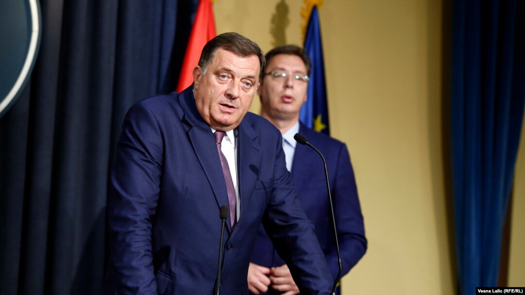 Dodik i Vučić u Beogradu 14. jula 2016.