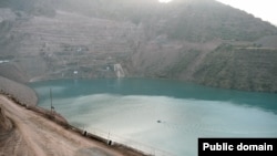 Акс аз нерӯгоҳи Роғун дар рӯзи 28-уми август.
