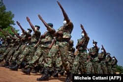 Военный парад в Бамако. 22 сентября 2020 года