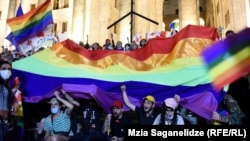ЛГБТ-прайд у Тбілісі. Архіўнае ілюстрацыйнае фота
