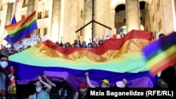 ЛГБТ-прайд в столице Грузии
