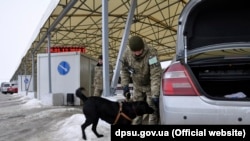 Украінскія памежнікі. Ілюстрацыйнае фота