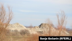 Industrijska zona u Smederevu, gde je, prema tvrdnji lokalnih aktivista, predviđena gradnja rafinerije nafte, Smederevo 28.1.2026.