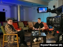 Павел Таланкин во время интервью Настоящему Времени