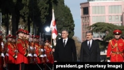 ფოტოზე: ზორან მილანოვიჩი (მარცხნივ) და მიხეილ ყაველაშვილი