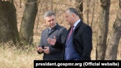Igor Dodon și Vadim Krasnoselski, la Holercani