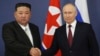 ملاقات ولادیمیر پوتین (راست) رئیس‌جمهور روسیه و کیم جونگ اون، رهبر کره شمالی، در سپتامبر ۲۰۱۳
