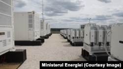 Baterii chinezești ale un sistem nou de stocare a energiei electrice inaugurat la sfârșitul lunii aprilie în satul Rădeni, raionul Strășeni, în imagini difuzate de Ministerul Energiei