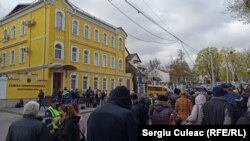 Moldova - protest organizat de PAS pentru independența Curții Constituționale, Chișinău, 26 aprilie 2021