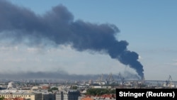 Наслідки удару по Санкт-Петербургу 3 червня, в день відкриття ПМЕФ