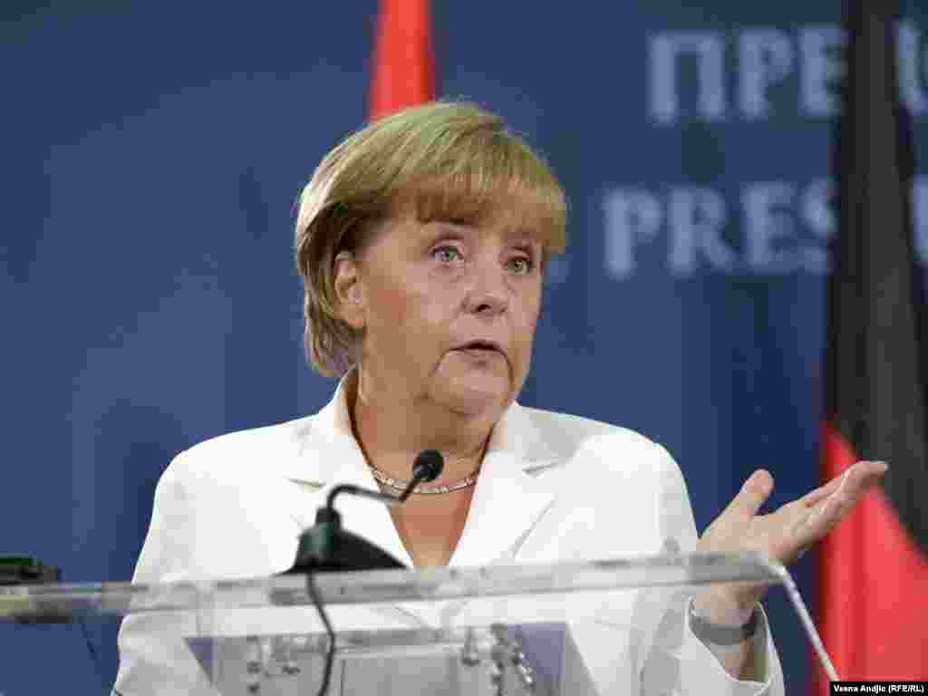 Ангела Меркель, канцлер Федеративной Республики Германия. 