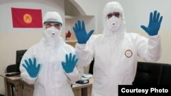 Улуттук фтизиатрия борборунун дарыгерлери.