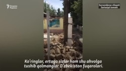 Шарғун шаҳри турғуни: Уйимизни огоҳлантиришсиз бузишди, компенсация беришмади