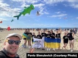 Украинская команда на международном фестивале воздушных змеев в Болгарии, 2023 год