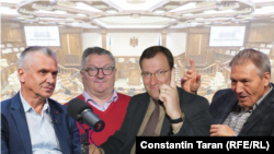 Analiștii Igor Boțan (dreapta), Arman Goșu, Vlad Lupan și Nicolae Negru (colaj Europa Liberă Moldova)