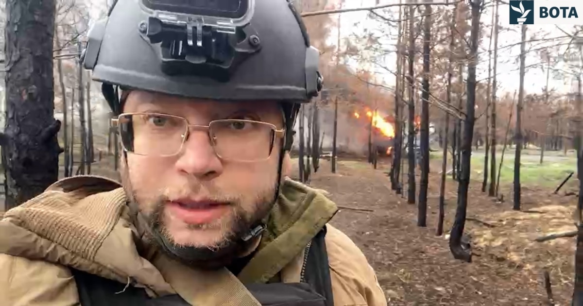 Korrespondenti i REL it kap momentin e goditjes nga sulmi rus me dron