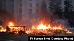 Одессадагы соода түйүндөрүнүн имаратында чыккан өрт, 3-май, 2014