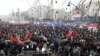 Ukraine -- Close to 100,000 protestors took part in a march in the center of Kyiv against the decision of the Cabinet of Ministers to suspend the signing of the Association Agreement with the European Union (Euromaidan, Euromaydan), Kyiv, 24Nov2013