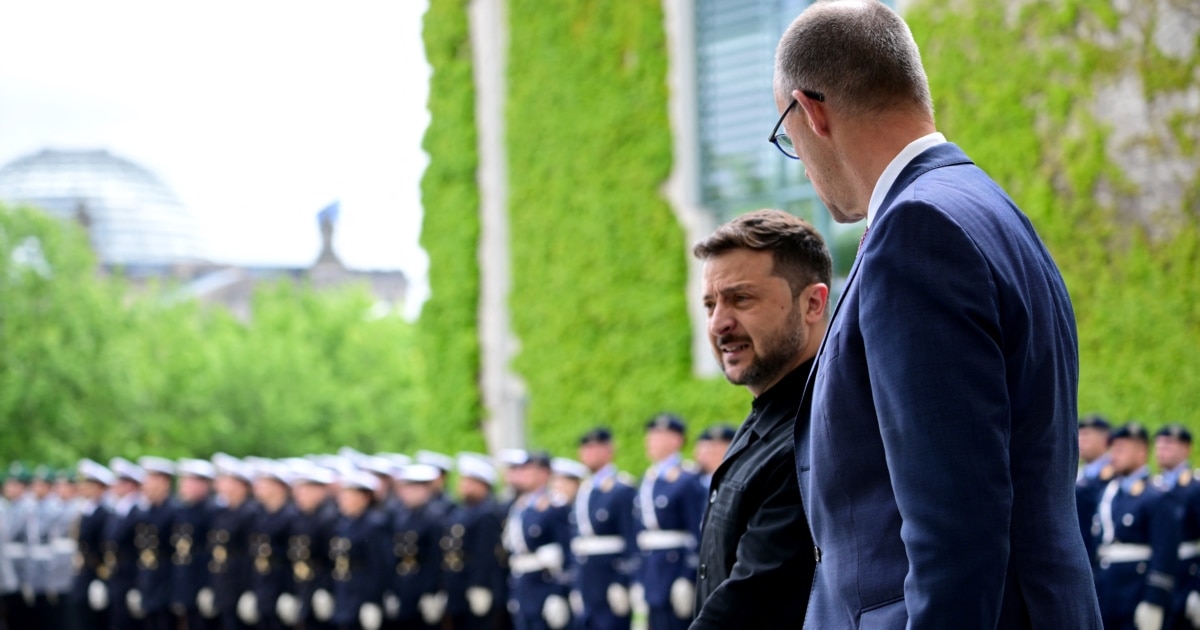 Zelenskyy Says Global Powers Must Put More Pressure On Russia After Meeting Merz In Berlin
