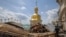 У Києво-Печерській лаврі після російської атаки 15 червня тривають аварійно-відновлювальні роботи. Київ, 17 червня 2026 року