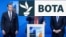 Presidenti amerikan, Donald Trump (në qendër), sekretari amerikan i Mbrojtjes, Pete Hegseth (majtas), dhe sekretari amerikan i Shtetit, Marco Rubio, në një konferencë për shtyp gjatë një samiti të NATO-s në Hagë verën e kaluar.
