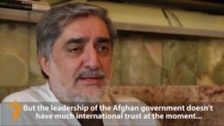 Karzai Critic Abdullah Abdullah Says Government Has Little Trust 