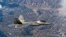 Американський літак F-22 Raptor в небі над Невадою. США 