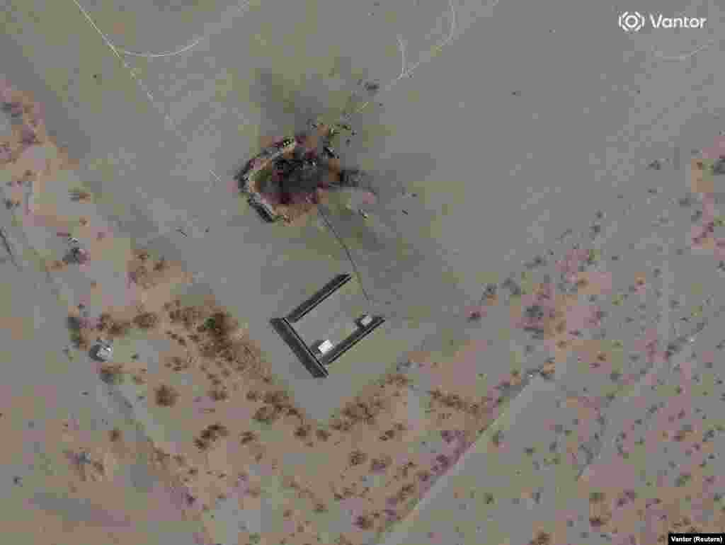 Radarski sistem u iranskoj zračnoj bazi Zahedan, blizu granice s Pakistanom, snimljen 26. februara i 1. marta.