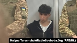 В’ячеслав Зінченко в залі суду у Львові, 1 жовтня 202 6 року