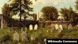 Уільям Трост Рычардс, «Могілкі Левэрынгтан» (1861).