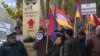 Armenia - Opposition activists urge Armenians to join an upcoming "civil disobedience" campaign, Yerevan, 16Nov2015.