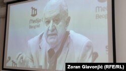Komemoracija povodom smrti profesora Vladimira Goatija, Beograd, Srbija, 18. jul 2025. 