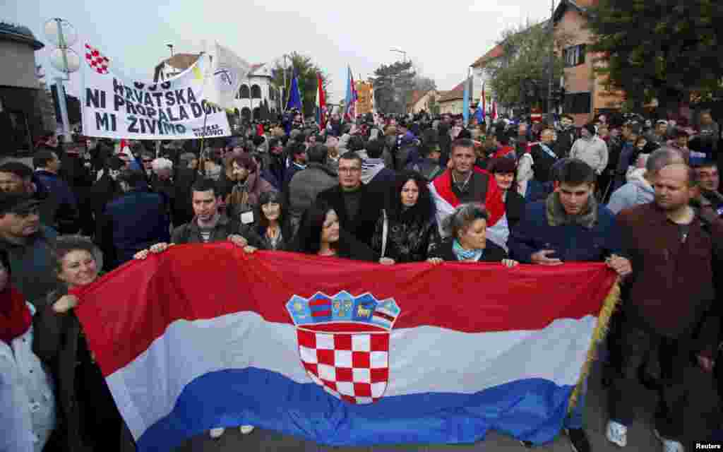 Vukovar, 18. novembar 2013. Foto: Reuters / Antonio Bronić 