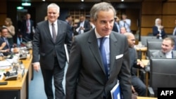 Rafael Grossi, generalni direktor Međunarodne agencije za atomsku energiju (IAEA), po dolasku na sastanak Upravnog odbora IAEA u sjedištu agencije u Beču, 9. juna 2025.