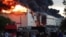 Incendiu după atacul cu drone ucrainene asupra depozitului Wildberries din Krasnodar, Rusia, 22 iulie 2026