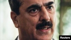 Pakistan's Prime Minister Yusuf Raza Gilani