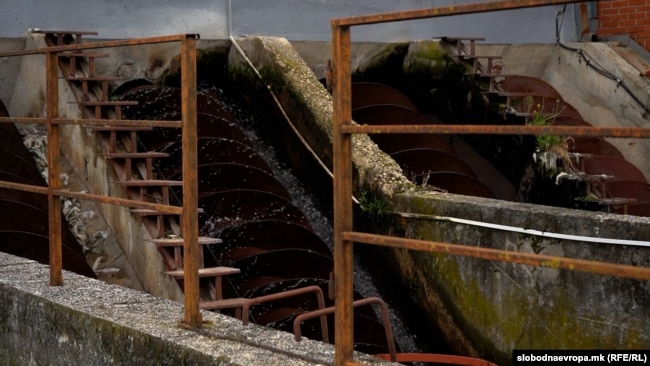 Препумпна станица во Oхрид, Охридско Езеро.