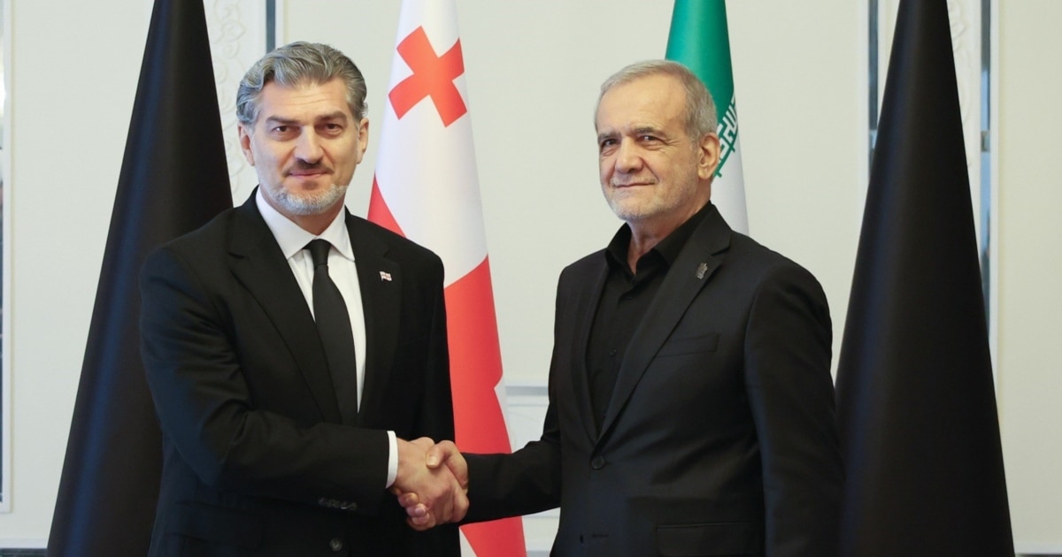 მიხეილ ყაველაშვილი თეირანში შეხვდა ირანის პრეზიდენტს მასუდ ფეზეშქიანს