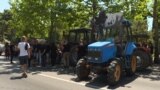 Montenegro - More than fifty farmers have protested in front of the Montenegrin Parliament