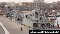 До складу корабельної групи входять два судна з Туреччини, а також з Іспанії та Румунії (фото з сайту Міністерства оборони України)