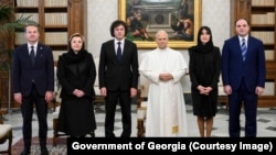 Ираклий Кобахидзе вместе с грузинской делегацией в Ватикане