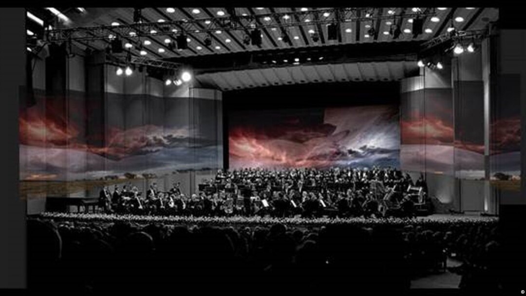 Moise și Aron de Arnold Schönberg la Sala Palatului, fotografie din repetiția generală, festivalenecu.r